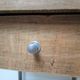 Bedside of boarding school wood vintage metal 50 s