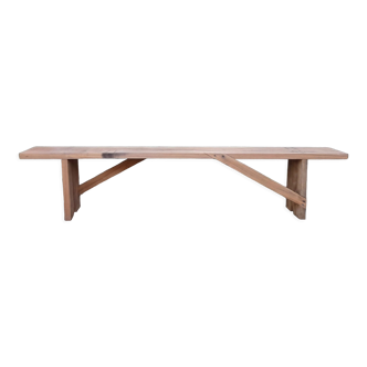 Banc "Village" en bois massif 210cm