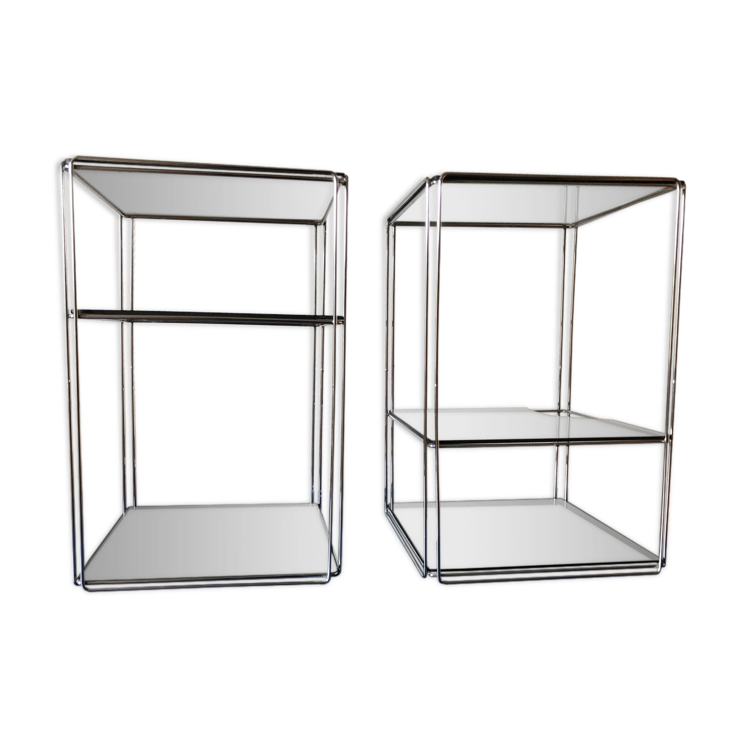 Pair of sofa corners by max sauze 60s