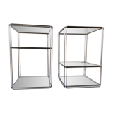 Pair of sofa corners by max sauze 60s