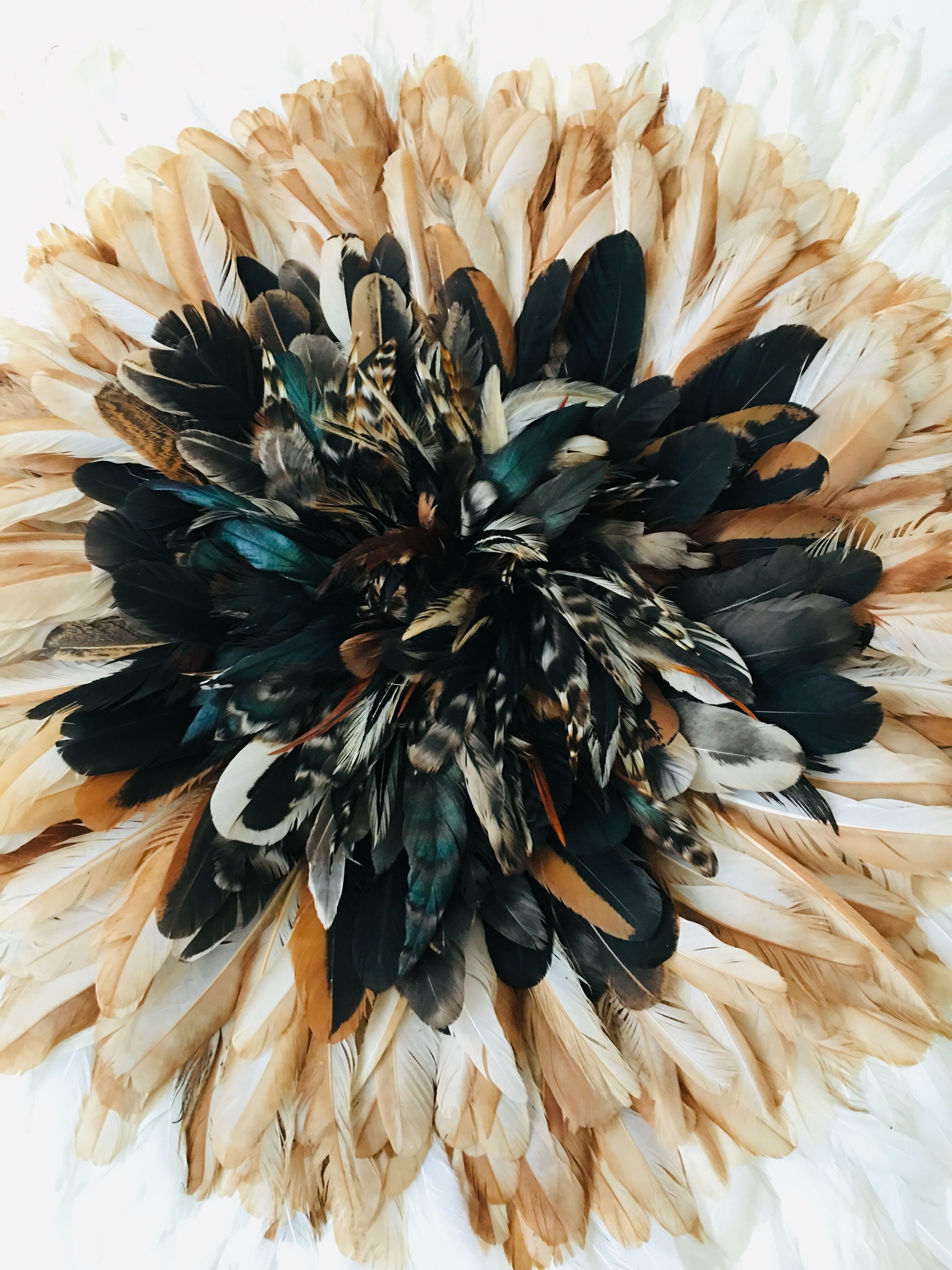 Juju hat beige speckled 65 cm