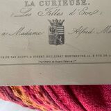 Rare Estampe "La Curieuse. Les Filles d'Evel" - Vidal & Posselwhite - Goupi