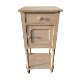 Table chevet relookée shabby