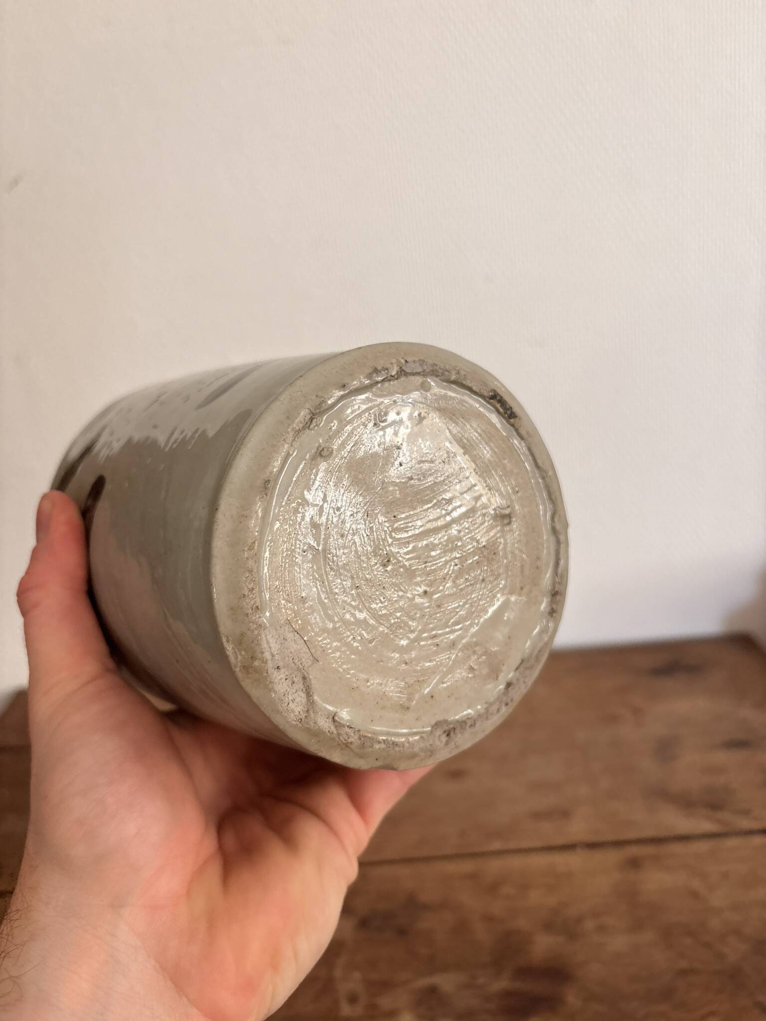 Bouteille Sake Bimbo Tokkuri Gres Japon Calligraphie Bouteille De Tokku Edo