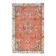 Vintage Turkish Oushak Handmade Wool Cotton Red Area Rug 191x311