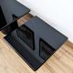 Lot de 2 tables basses gigognes Cidue, années 70