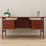 Teak desk, Danish design, 1970s, manufactured by Omann Jun