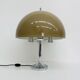 Mid-century mushroom table lamp with chrome base, 1970s