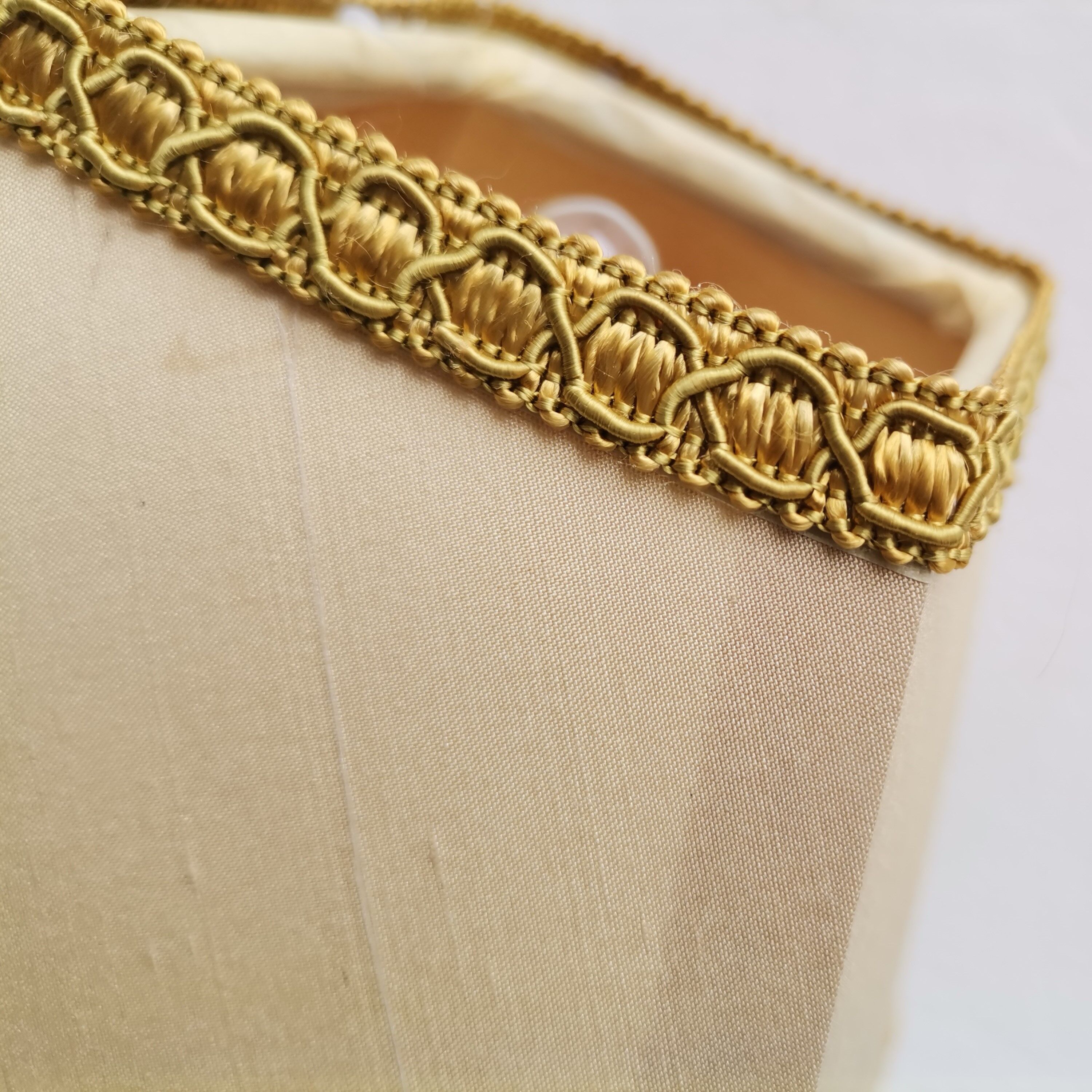 White marble amphora shaped table lamp