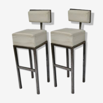 Pair of high stools