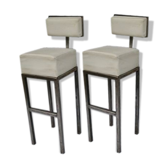 Pair of high stools