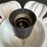 Opaline palm tree ceiling light from the 1980s.