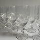 Crystal wine glasses