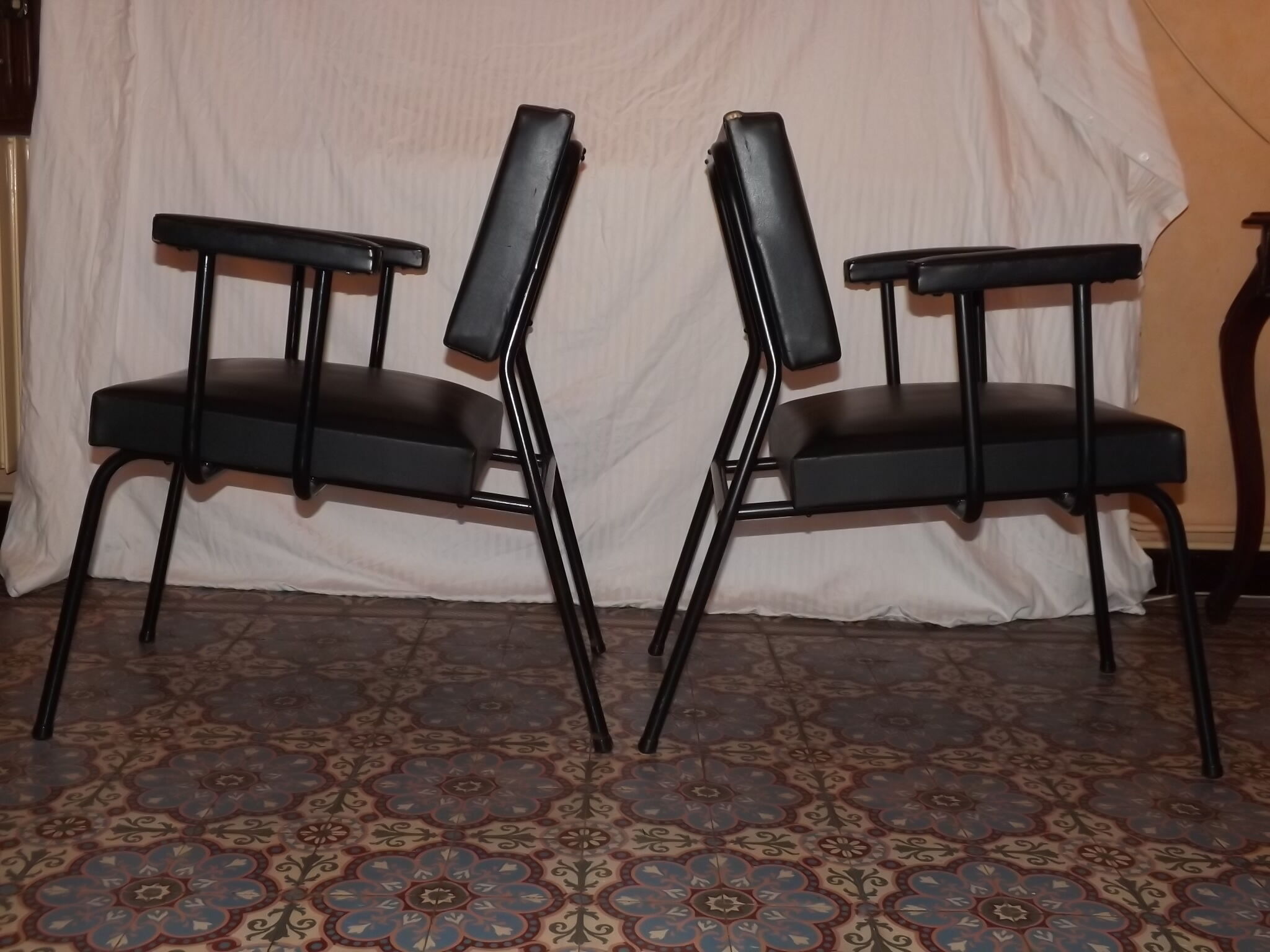 Pair of chair vintage 1950