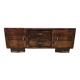 Art Decò console in mahogany burl