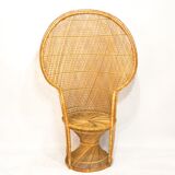 Emmanuelle armchair in rattan