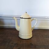 Enameled teapot