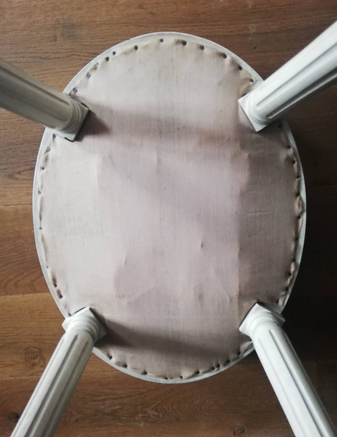 Oval stool in Louis XVI style