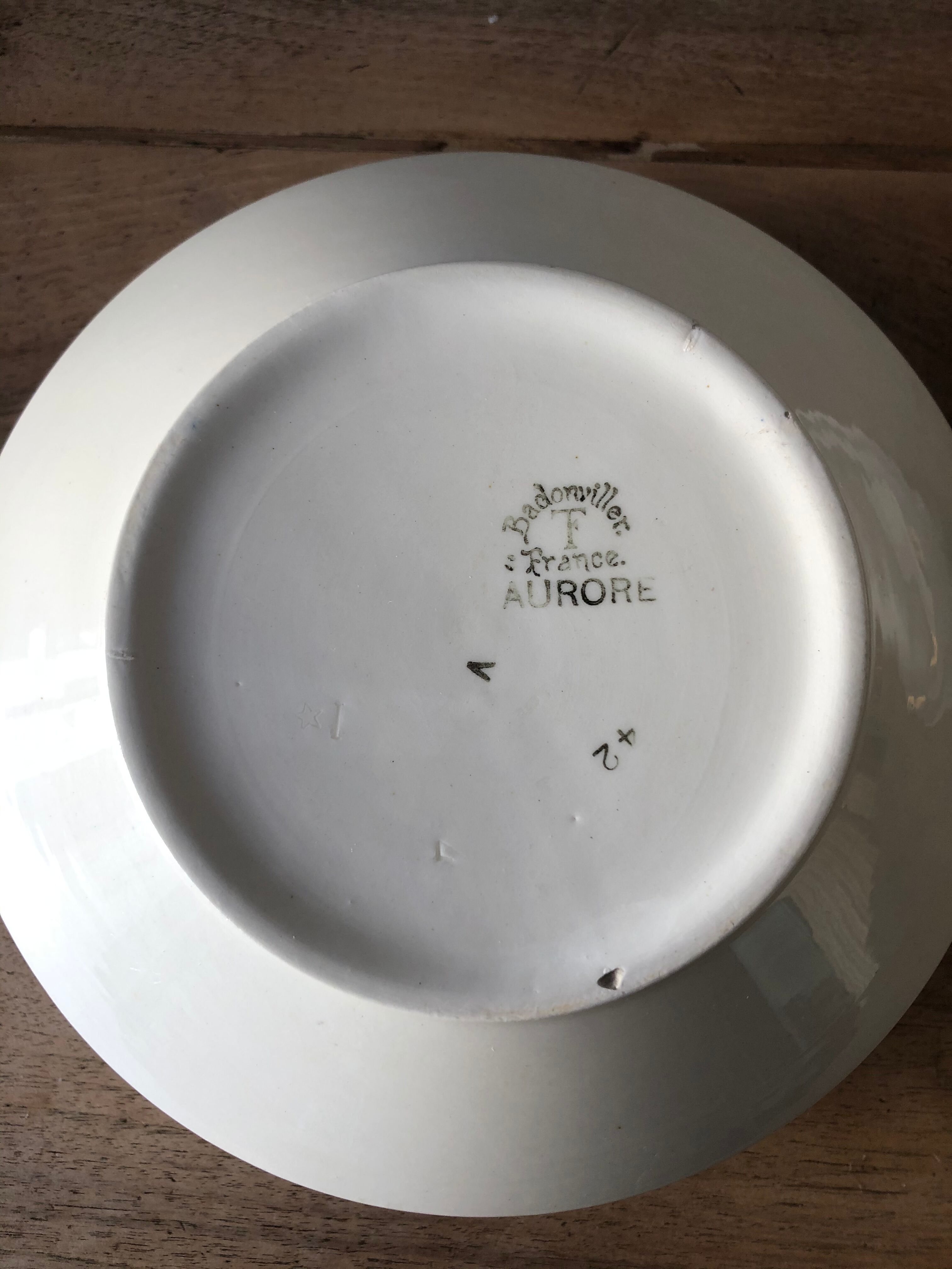 Old earthenware soup, Aurora model