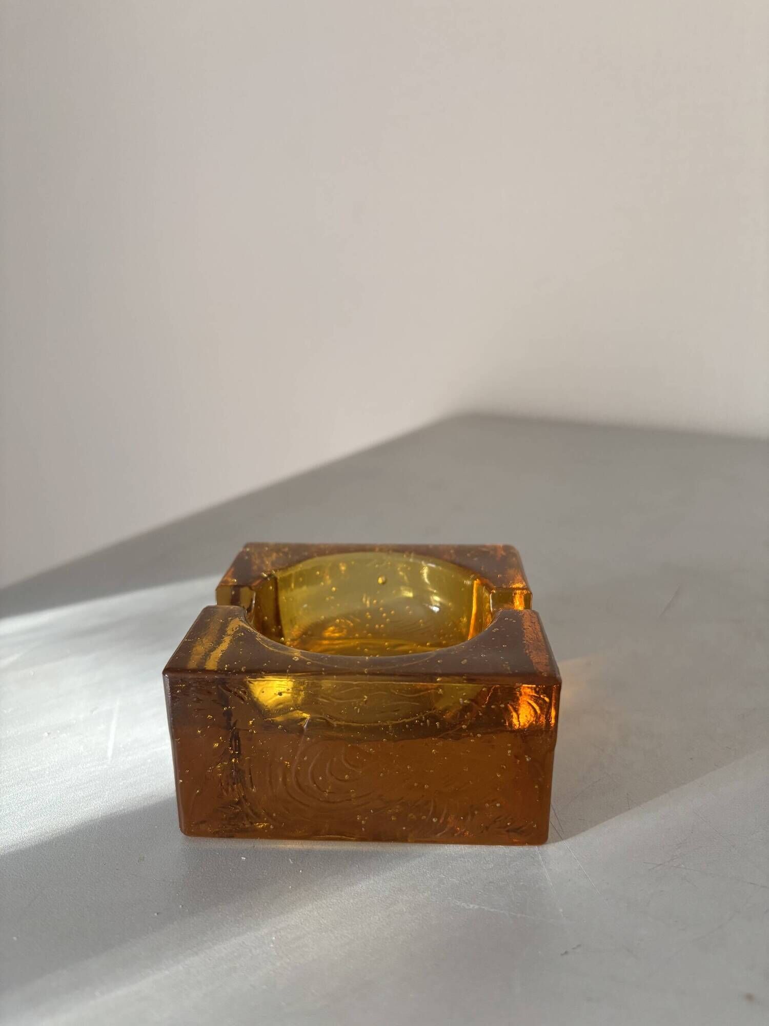 Murano Antonio Imperatore 1970 ensemble lighter table ashtray candle holder