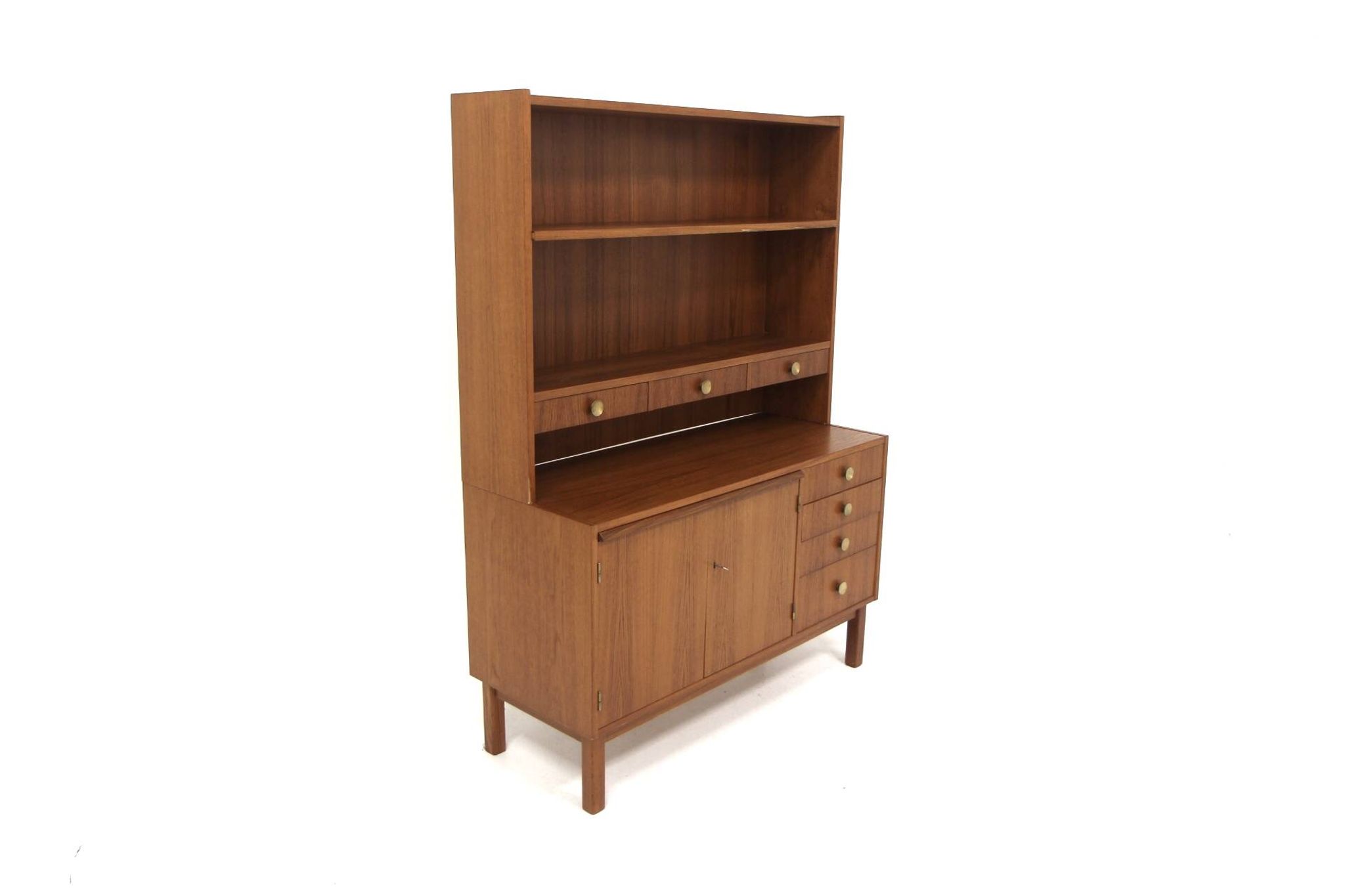 Secrétaire scandinave en teck, Suède, 1960