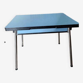 Table formica bleue