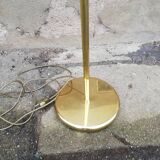 Adjustable brass vintage floor lamp