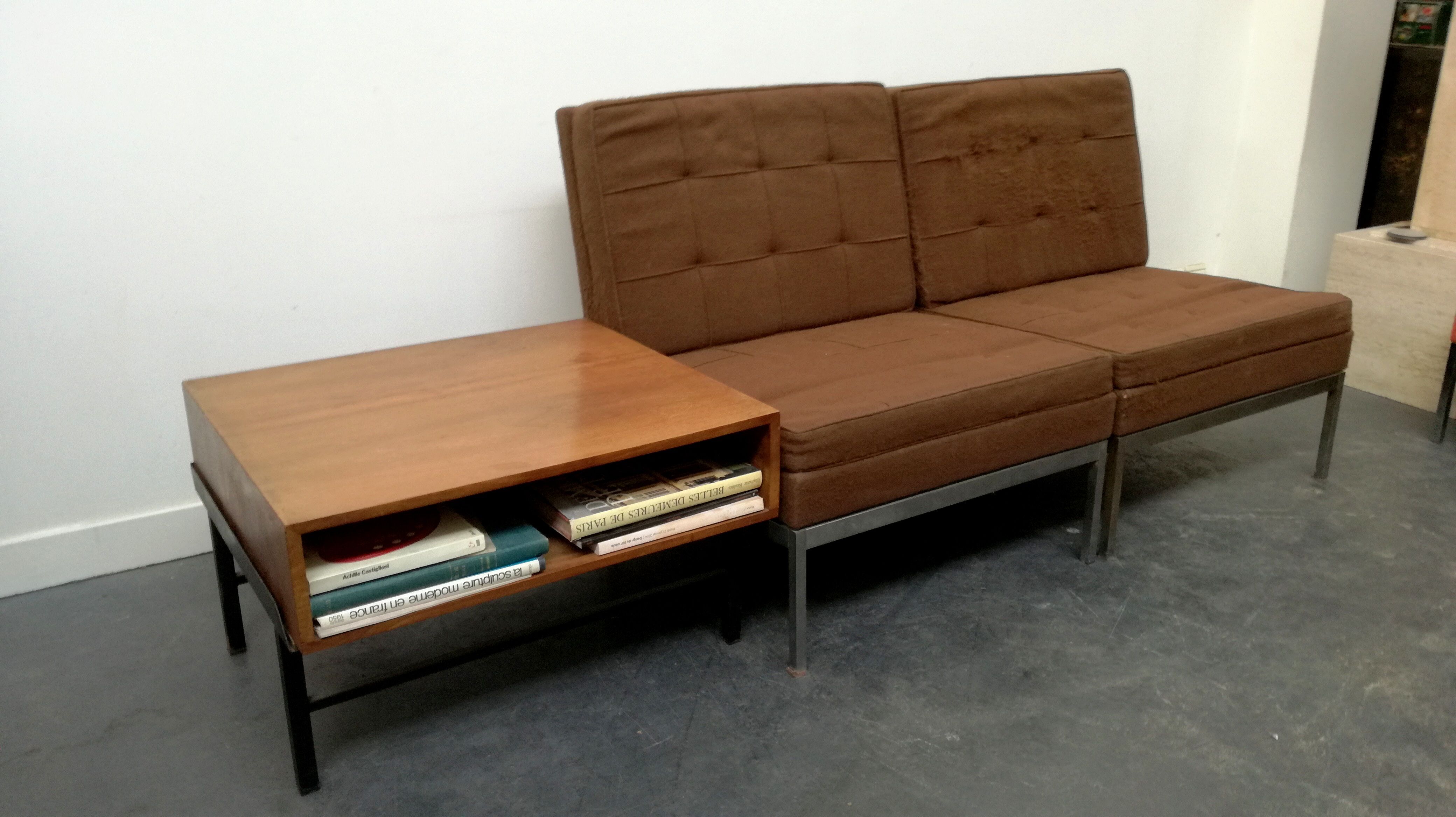 Pair armchairs by Florence Knoll 1960s