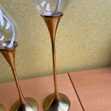 3 oil lamps Freddie Andersen "Clear Drop"