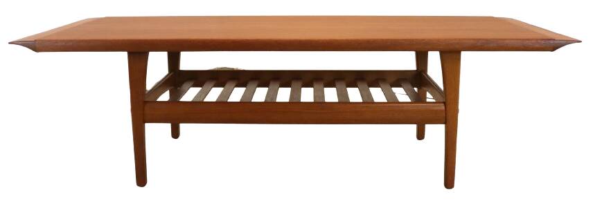 Mid Century teak Salontafel 'Bassen'