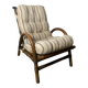 Fauteuil en rotin 1970