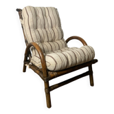 Rattan armchair 1970