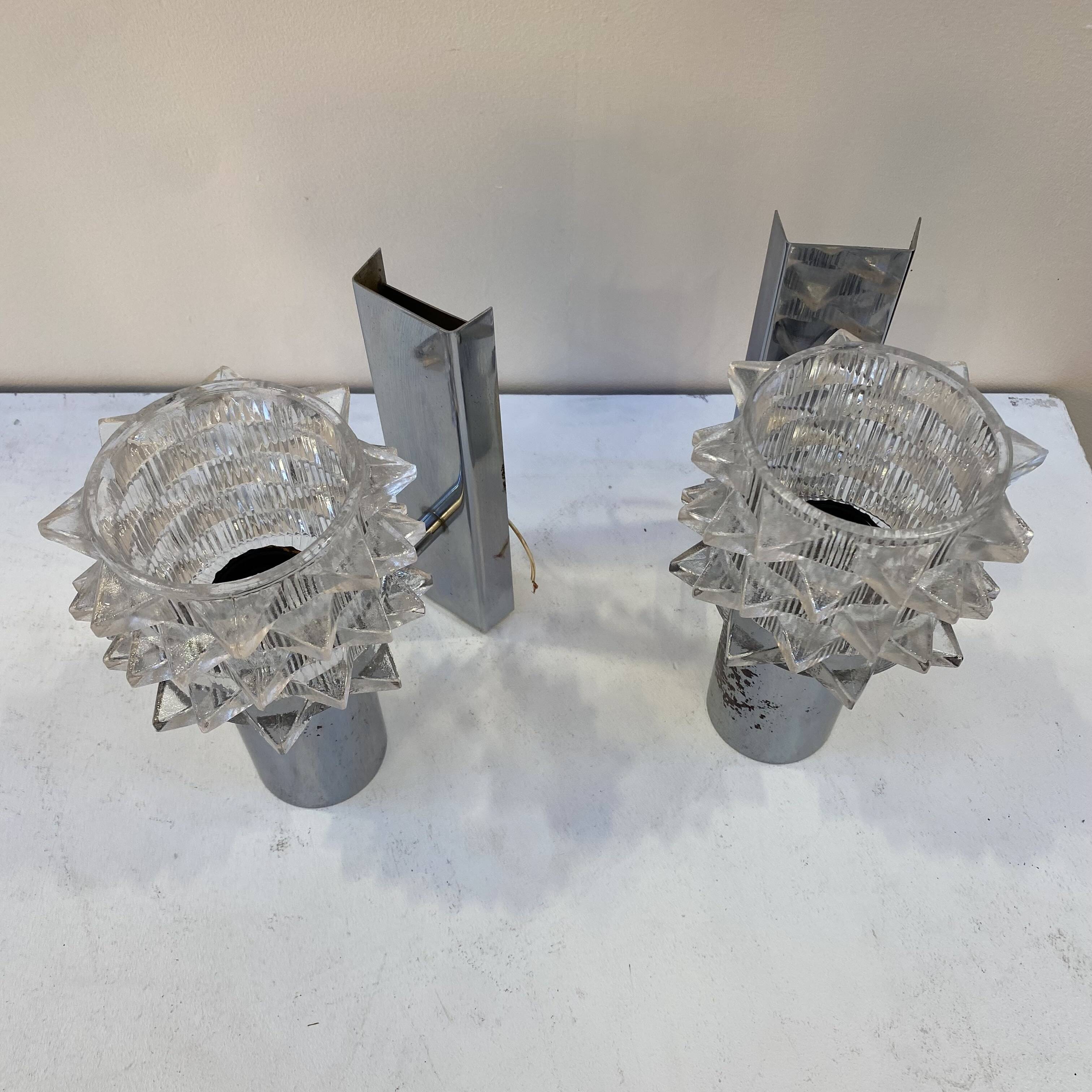 Pair of Raak wall lights from the 70s