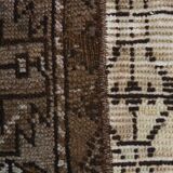 2x11 Brown & Orange Soft Vintage Runner Rug, 64x332Cm SK21437
