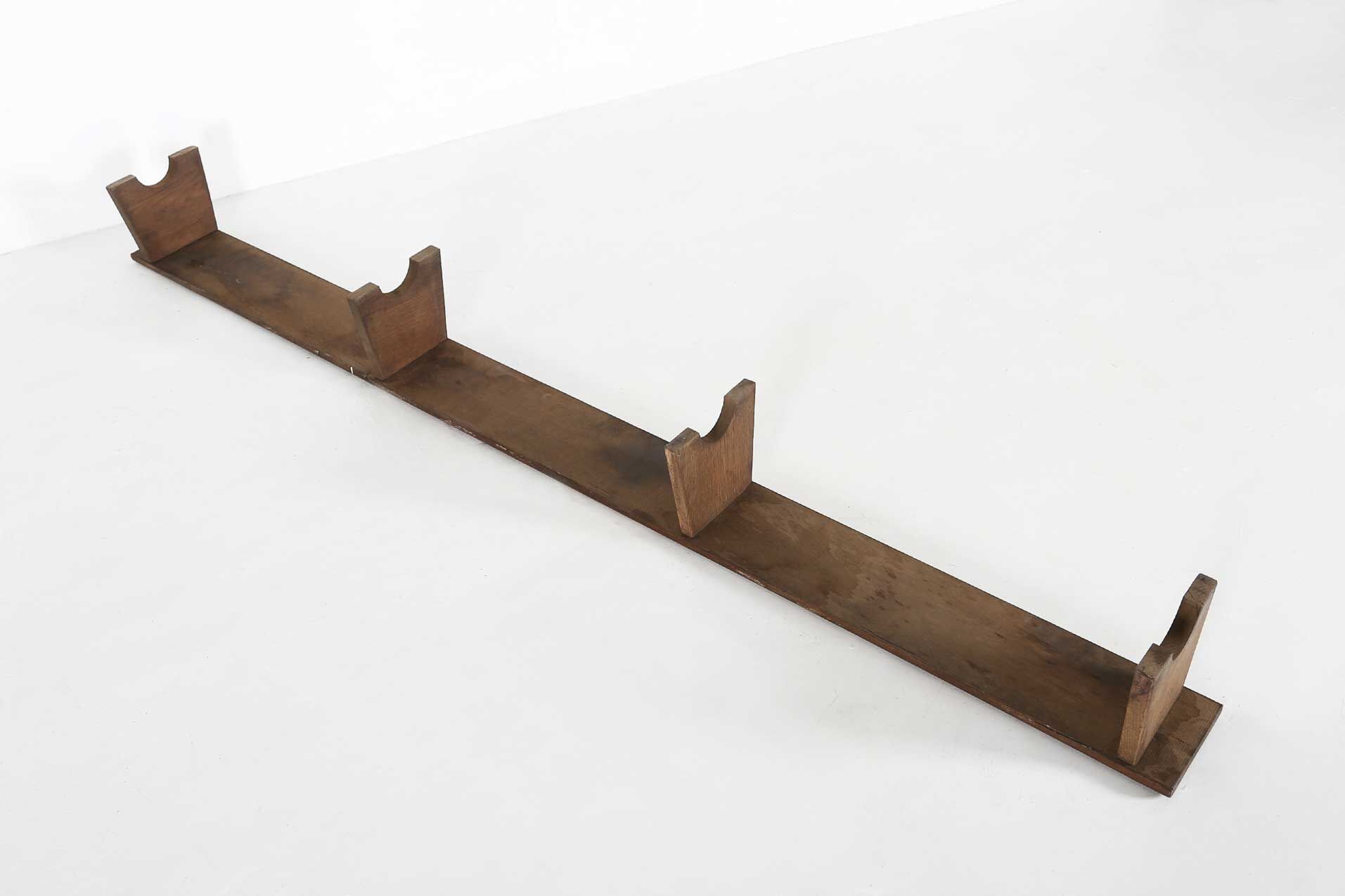 Banc en bois industriel Ca.1920