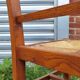 Lot de 8 chaises Reconstruction 1950 Chêne et paille