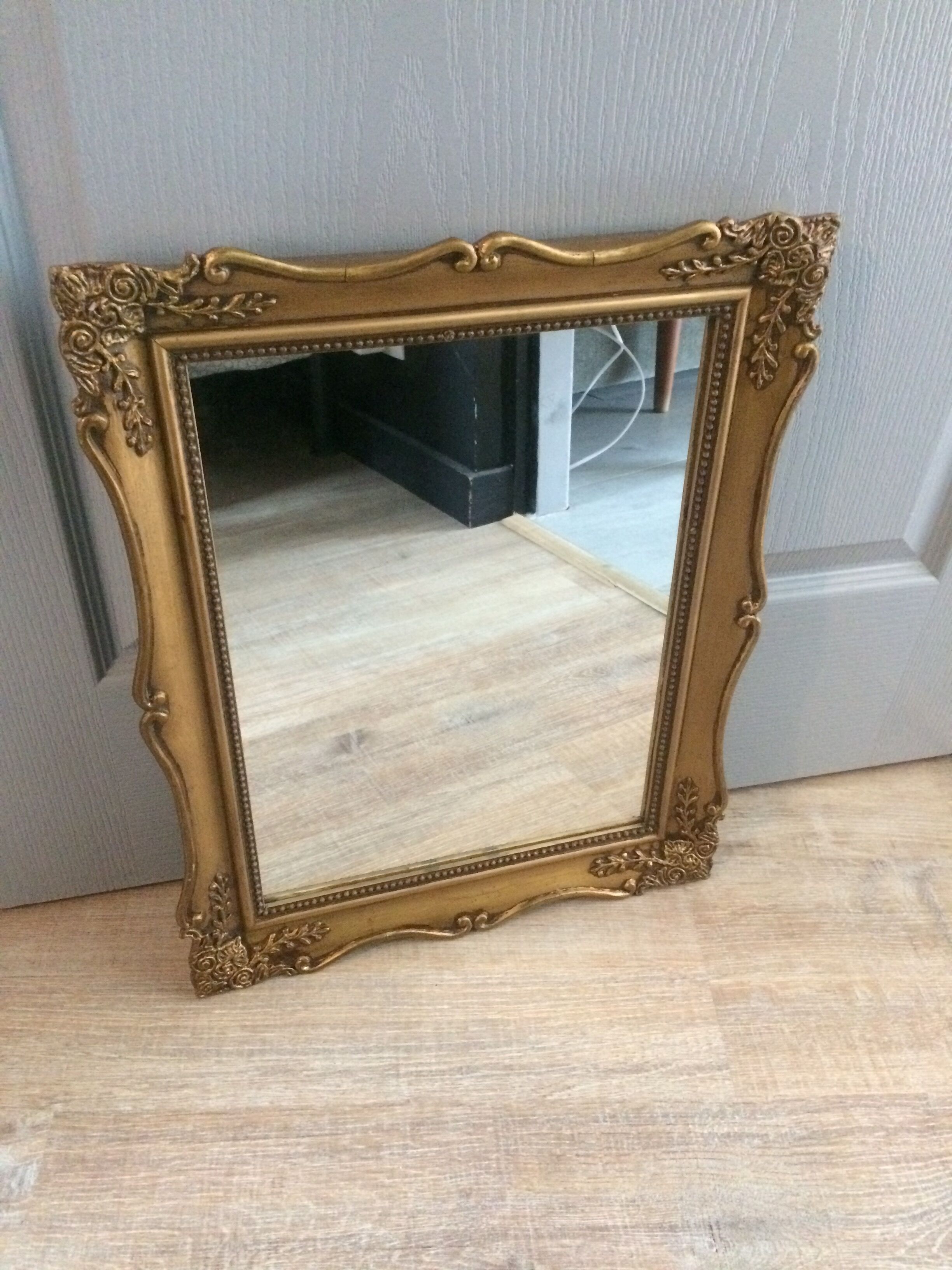 Miroir ancien doré 50x40x3cm