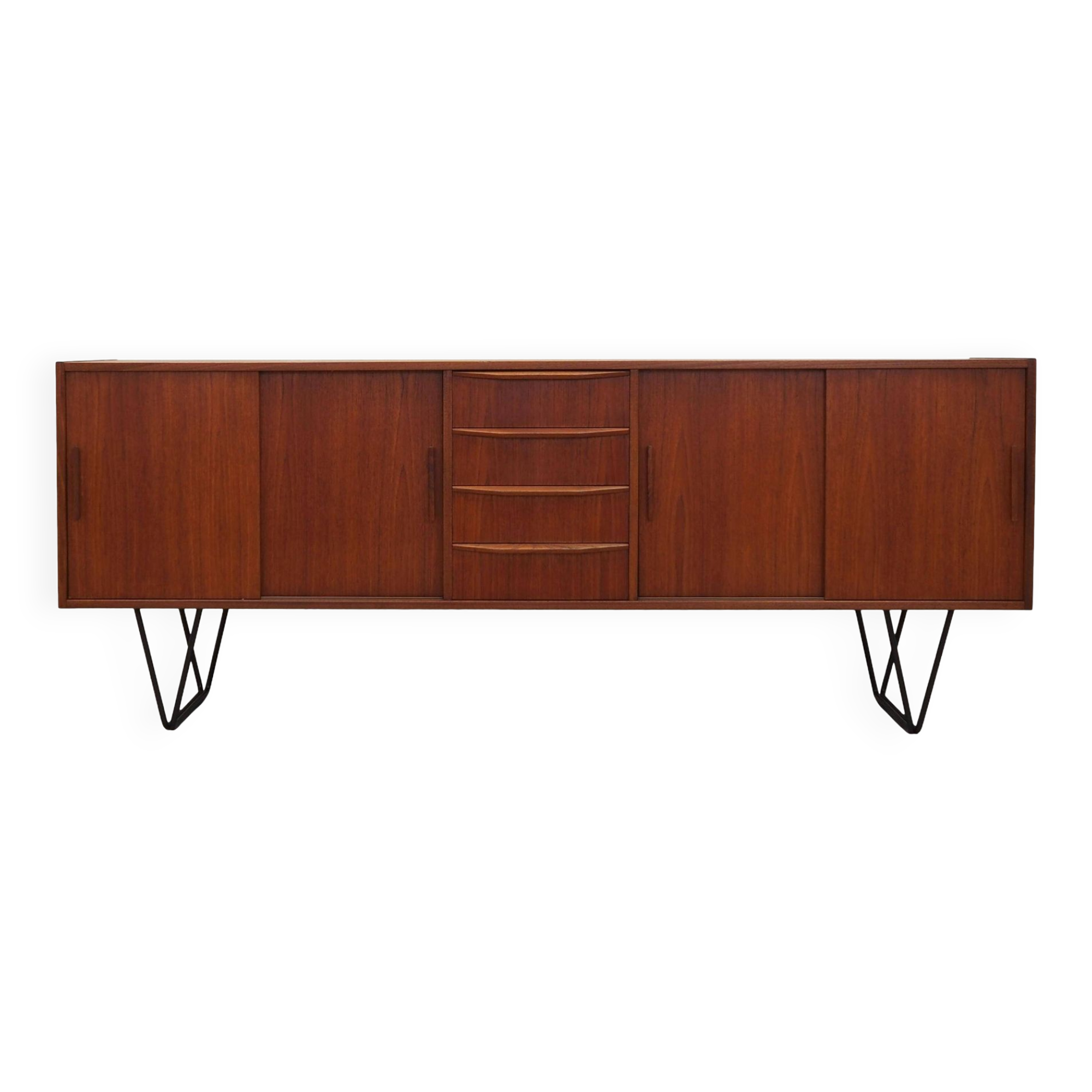Buffet en teck, design danois, années 1970, production : Danemark