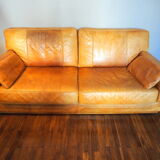 Marco Milisich leather sofa for Baxter Arcon