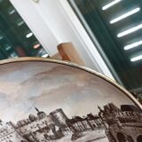 Art Deco decorative dish Creil and Montereau Choisy-le-Roi Château d'Amboise