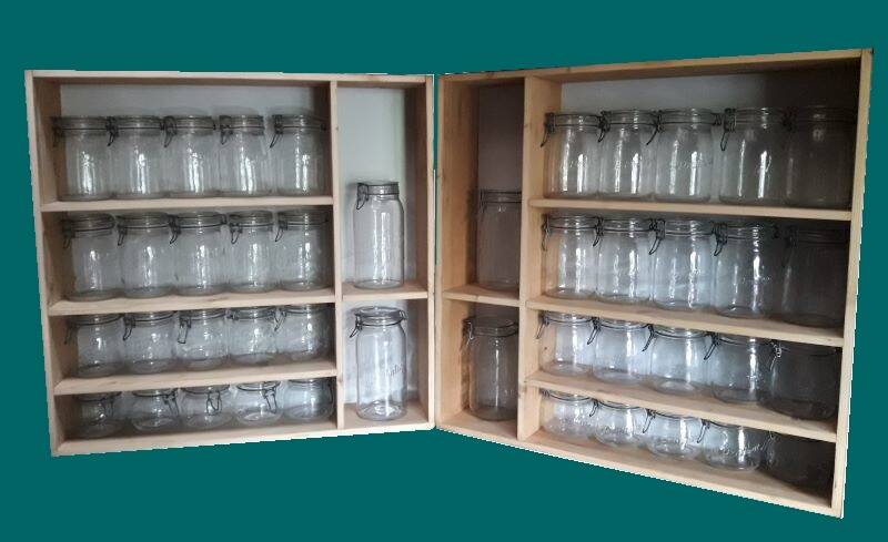 Spice shelves L1.6mxH79cm