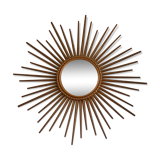 Mirror Chaty Vallauris bulging 50s signed - 50cm