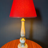 Alabaster column lamp from the 1960s