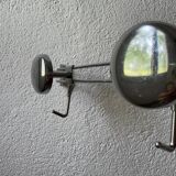 70s chrome wall coat rack