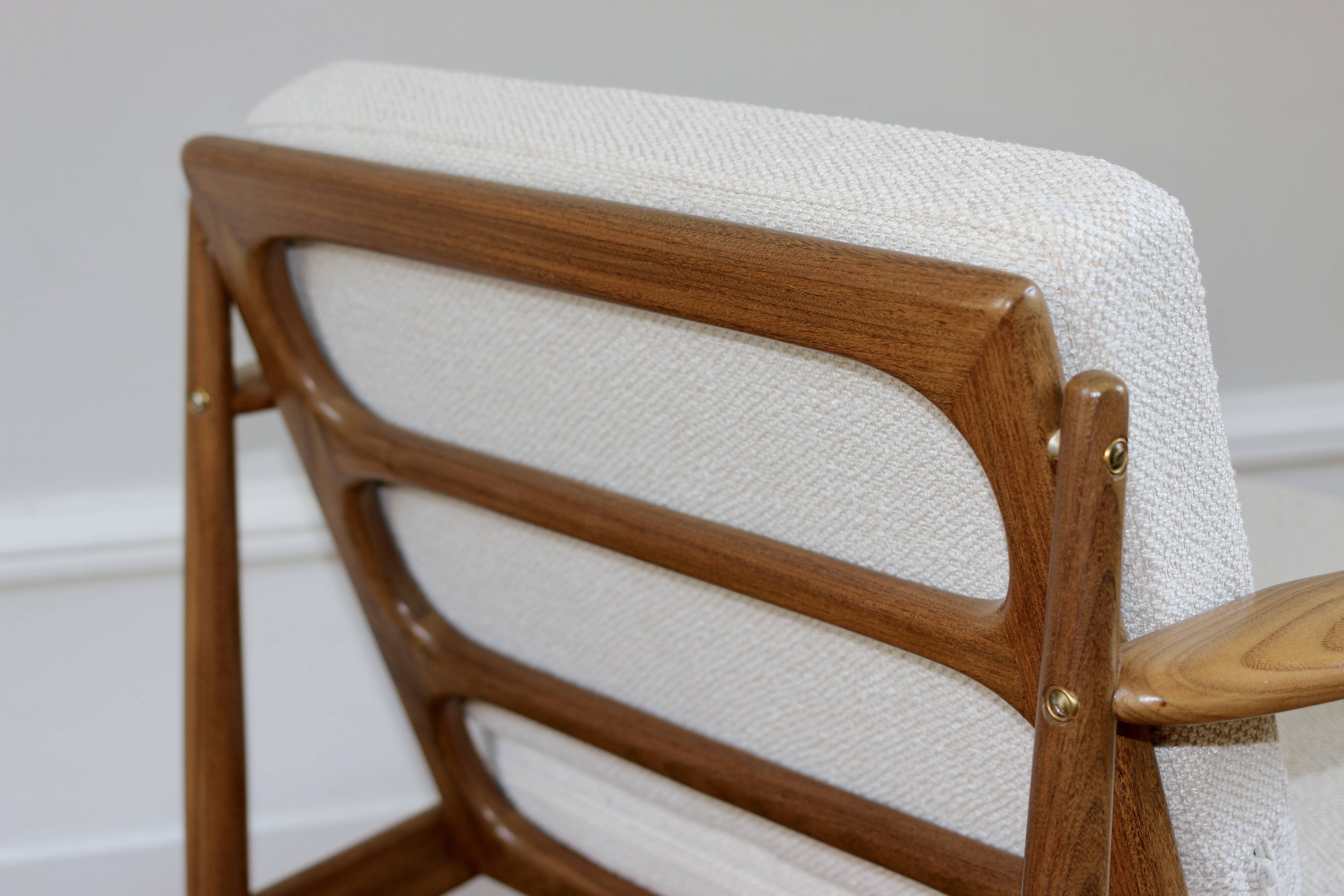 Vintage Scandinavian teak armchair Grete Jalk 1960