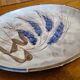 Ceramic plate from Brescon A Martin Vallauris with Wheat Ear motif