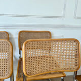 Set of 4 Cesca B32 chairs