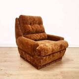 Velvet armchair from the 70s