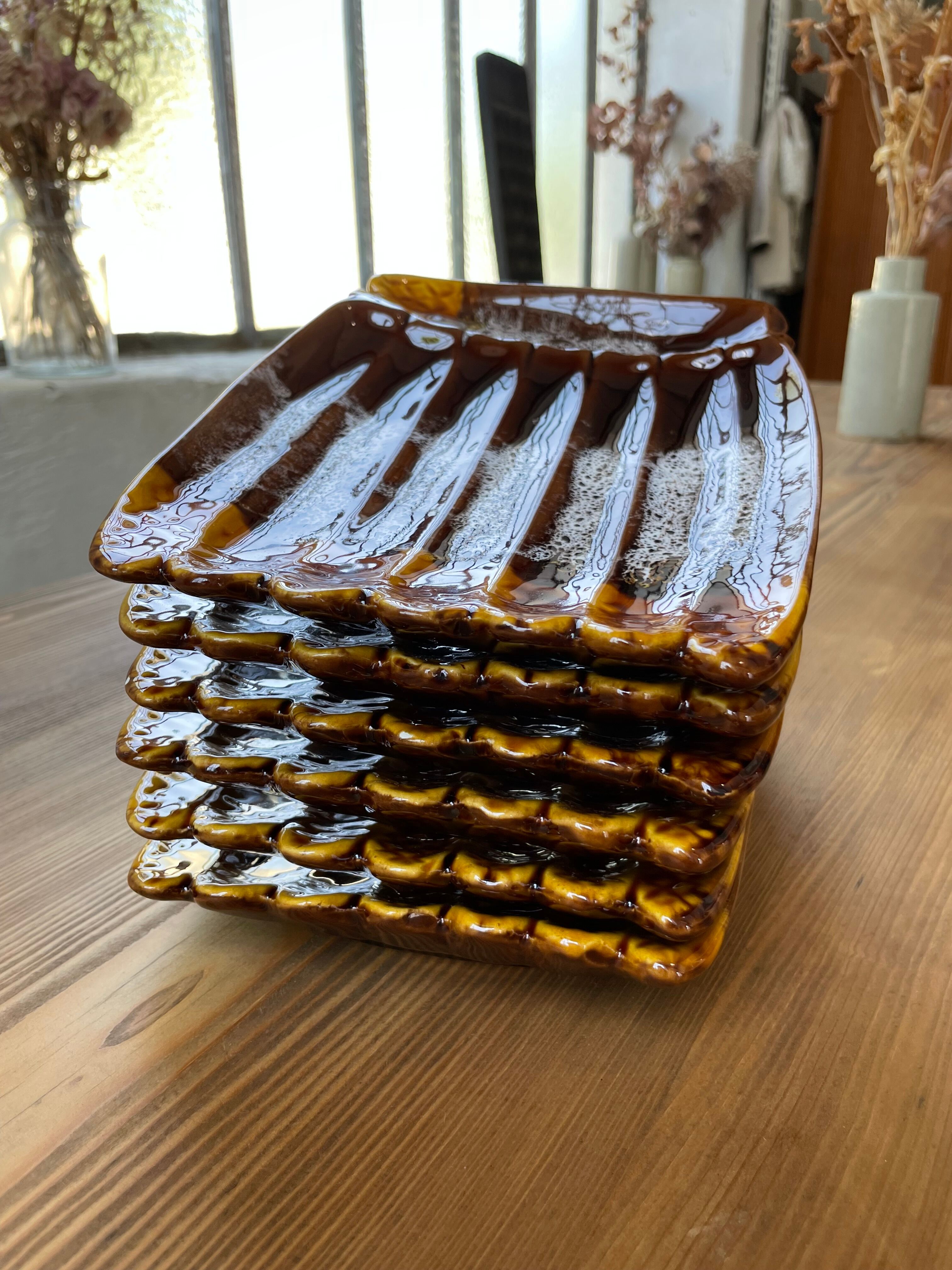 Asparagus plates slurry