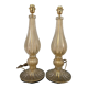 Pair of golden lamp legs - Alberto Dona - Murano - 70s